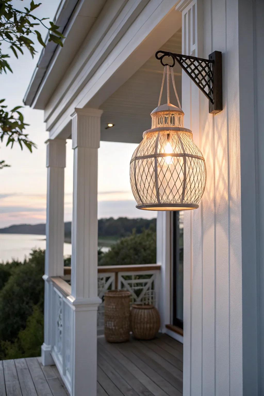 Illuminate your evenings with minimalist elegance—transform your porch with stunning column lighting.