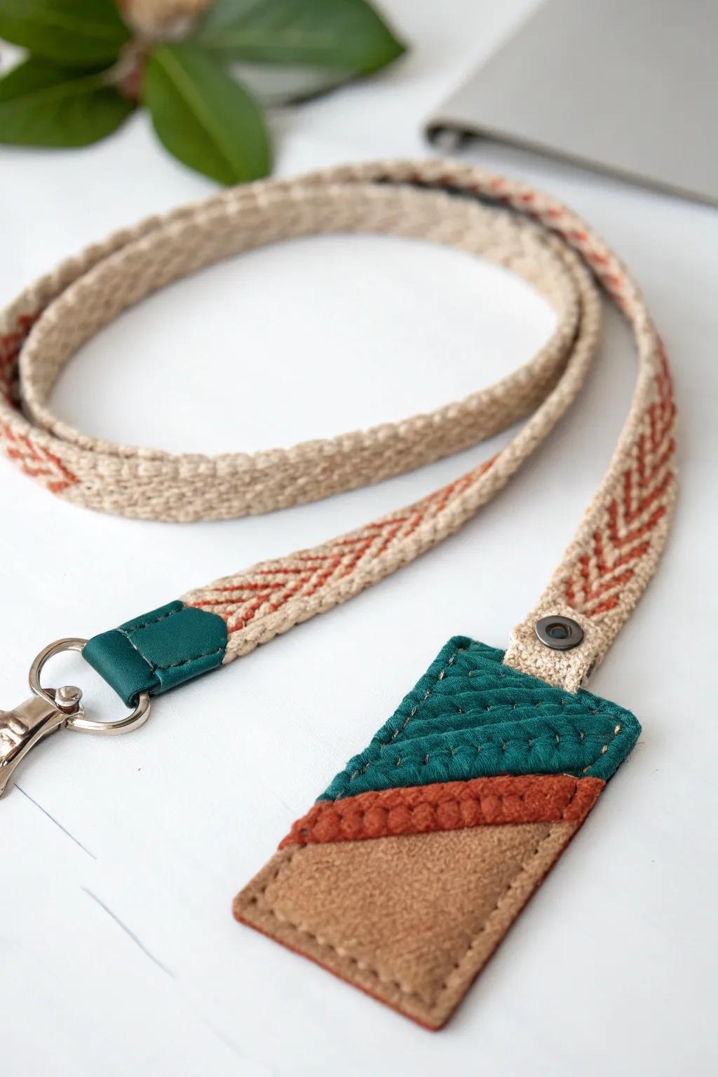 Elevate your style with a lanyard that marries practicality and elegance. Perfect for the modern minimalist.