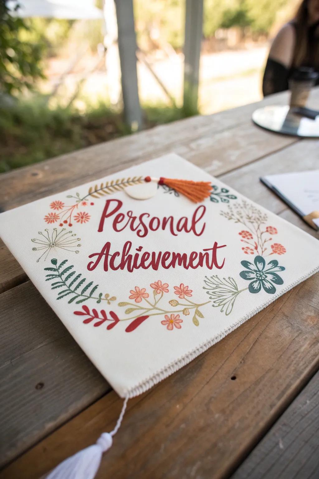 Celebrate your milestones with a touch of elegance and personal flair. #GraduationGoals