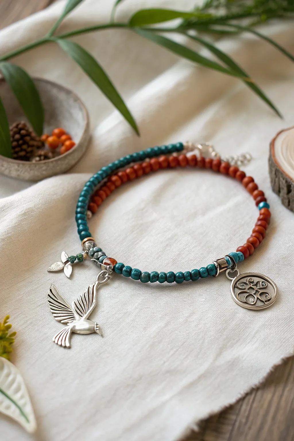 Tell your story in charms and colors—every bracelet a unique narrative.
