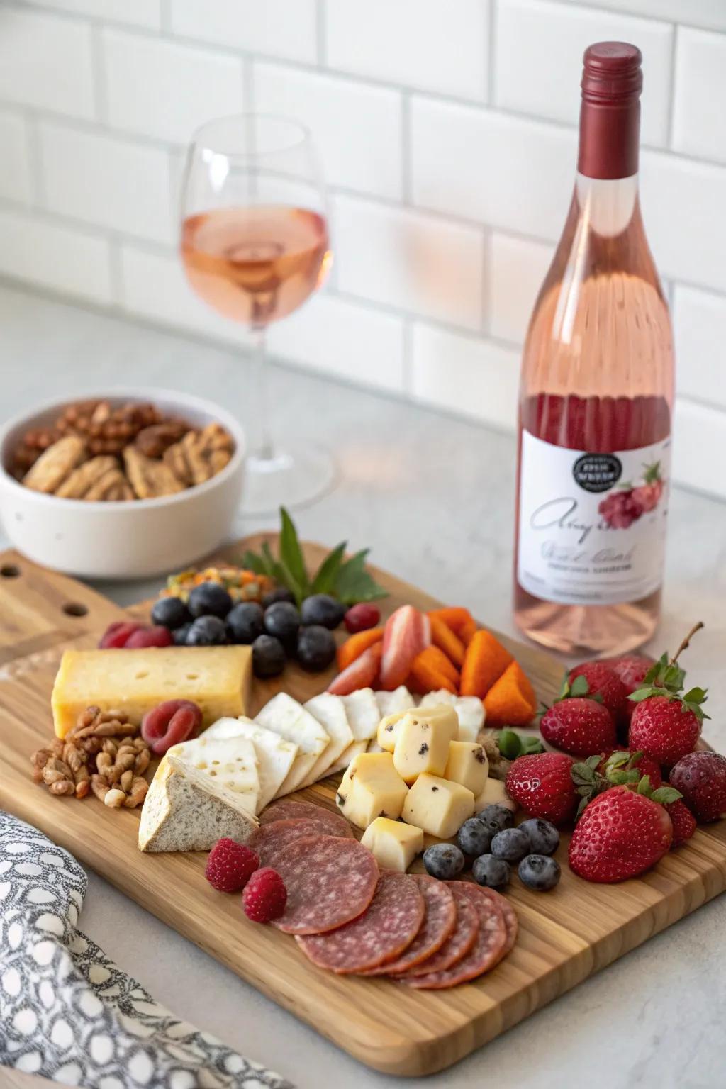Pair with rosé for a delightful complement to your board.