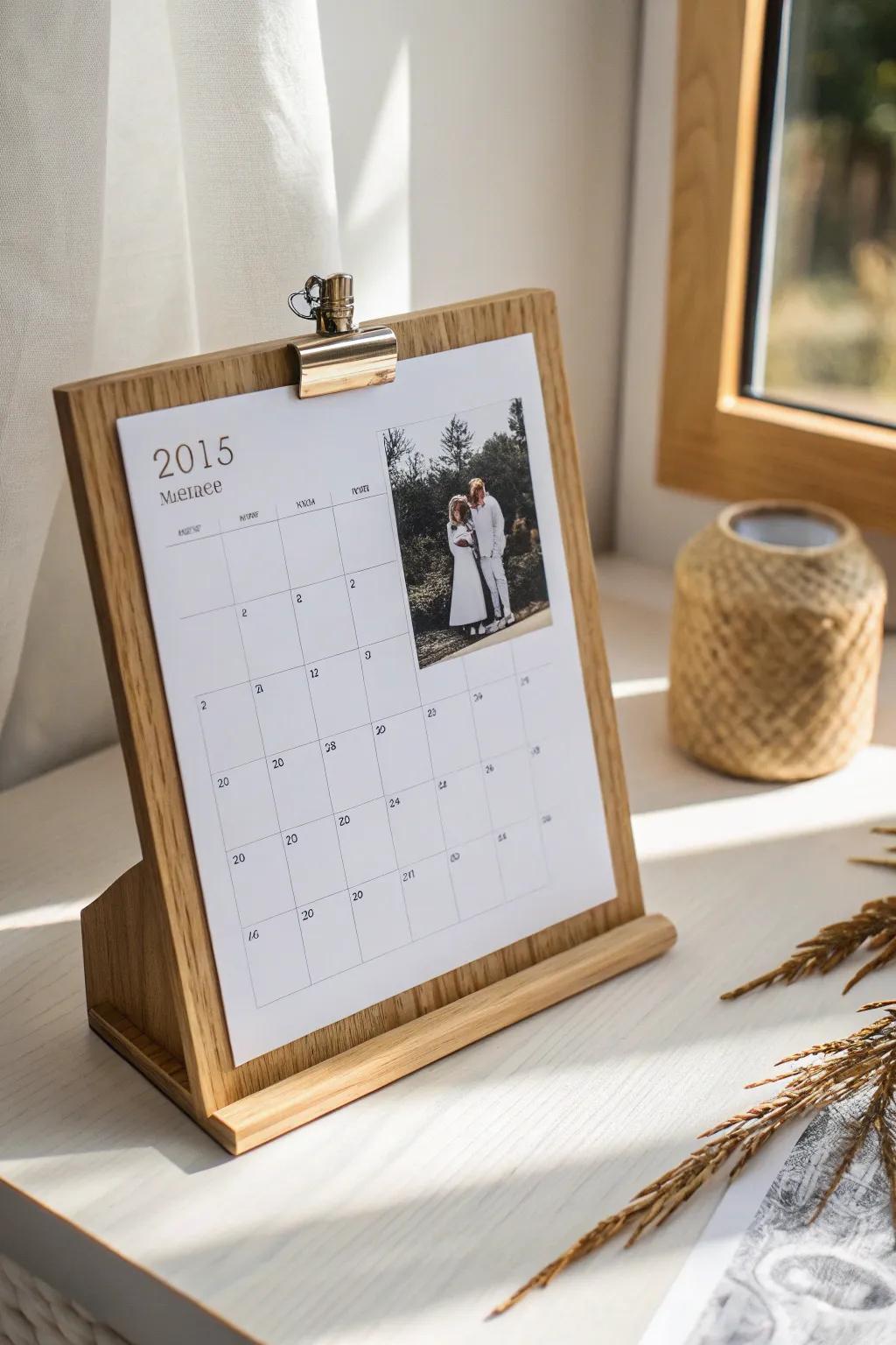 Keep family close, even in your planning space. Add a touch of warmth to your November schedule with a cherished photo.