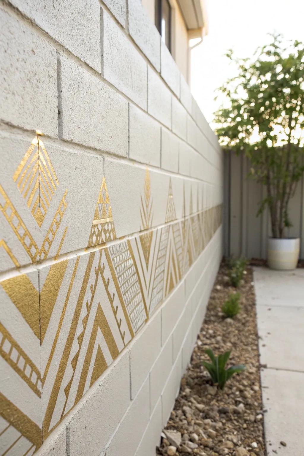 Transform your space with a touch of glam—metallic accents bring new life to minimalist walls!