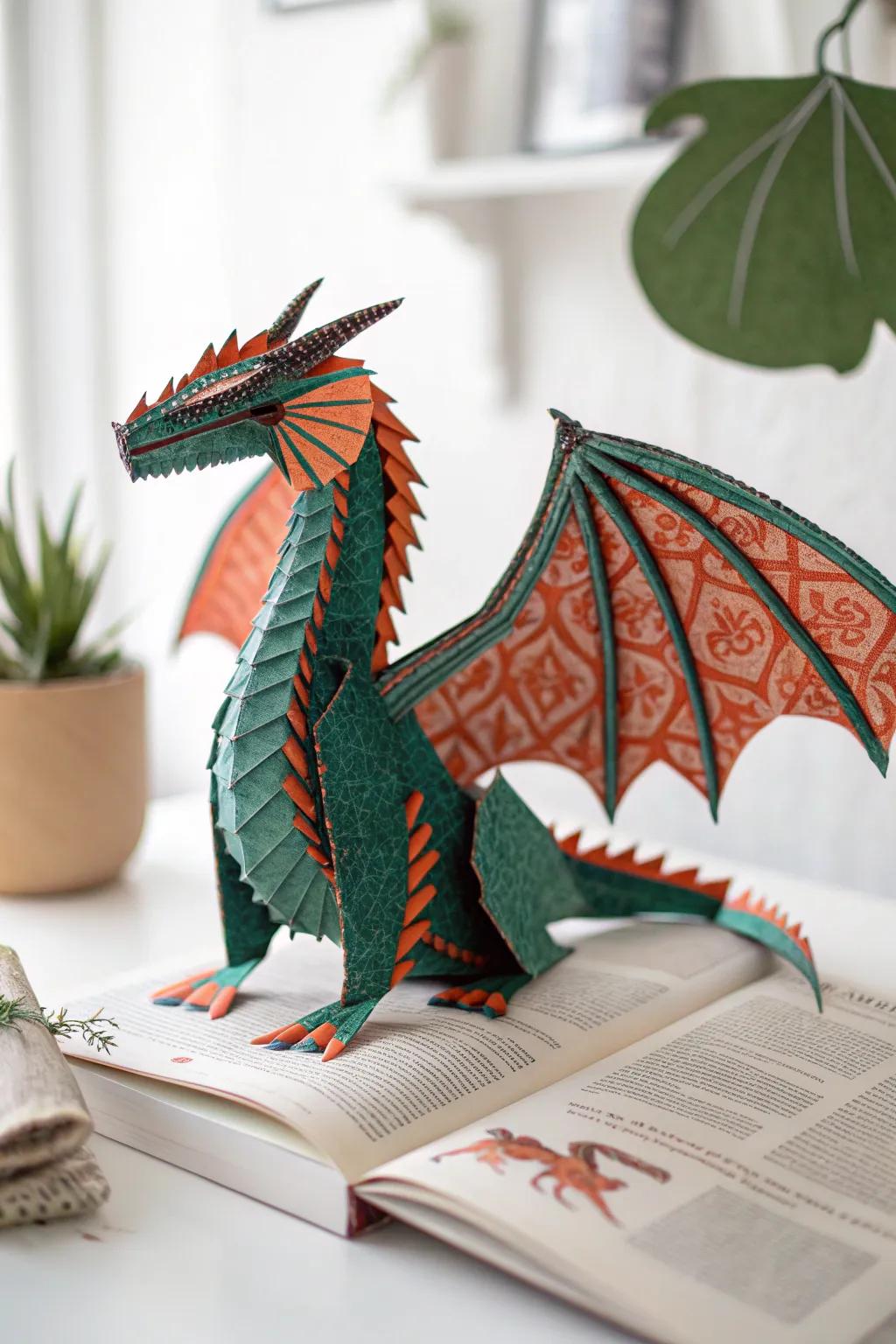 Unleash your creativity with this eco-friendly paper dragon puppet, blending bold colors with sustainable crafting!