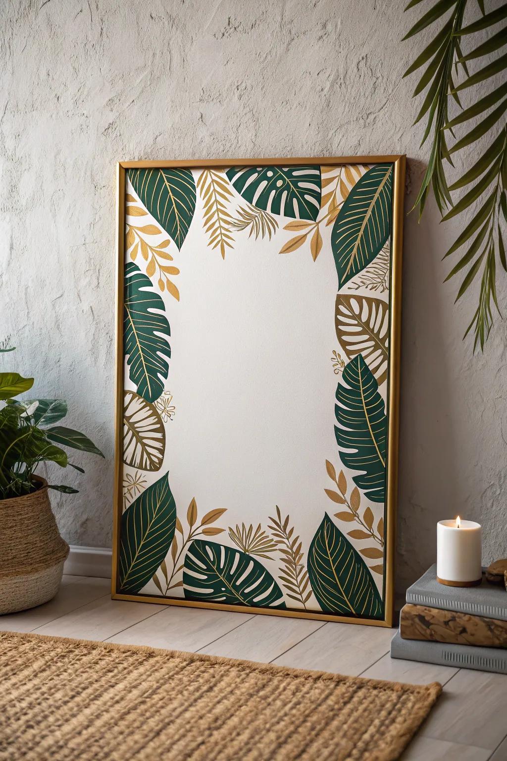 Elevate your space with nature-inspired elegance. Discover the art of minimalist borders.