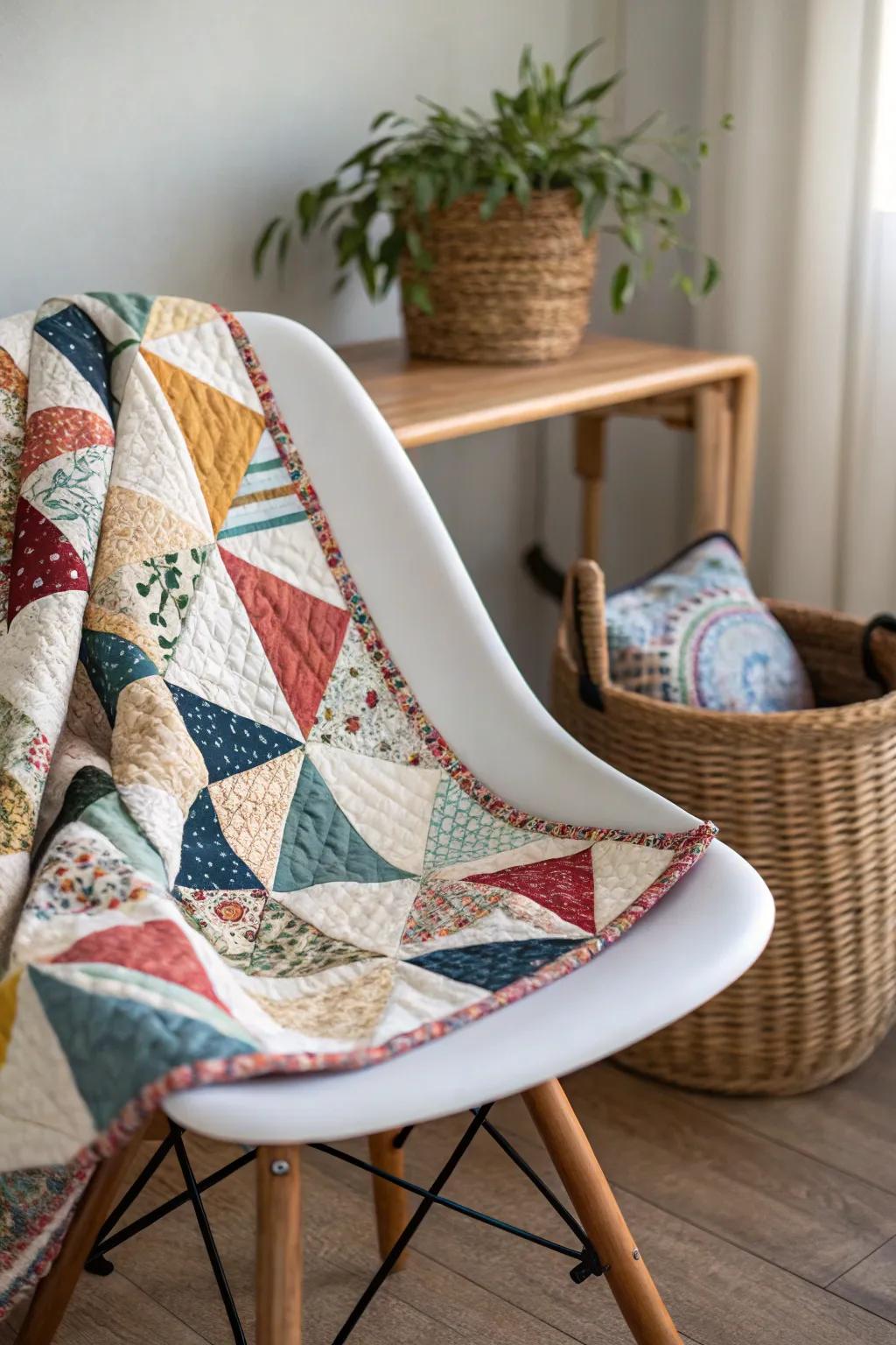 Elevate your quilt with charming scrappy borders that celebrate creativity and vibrant color.