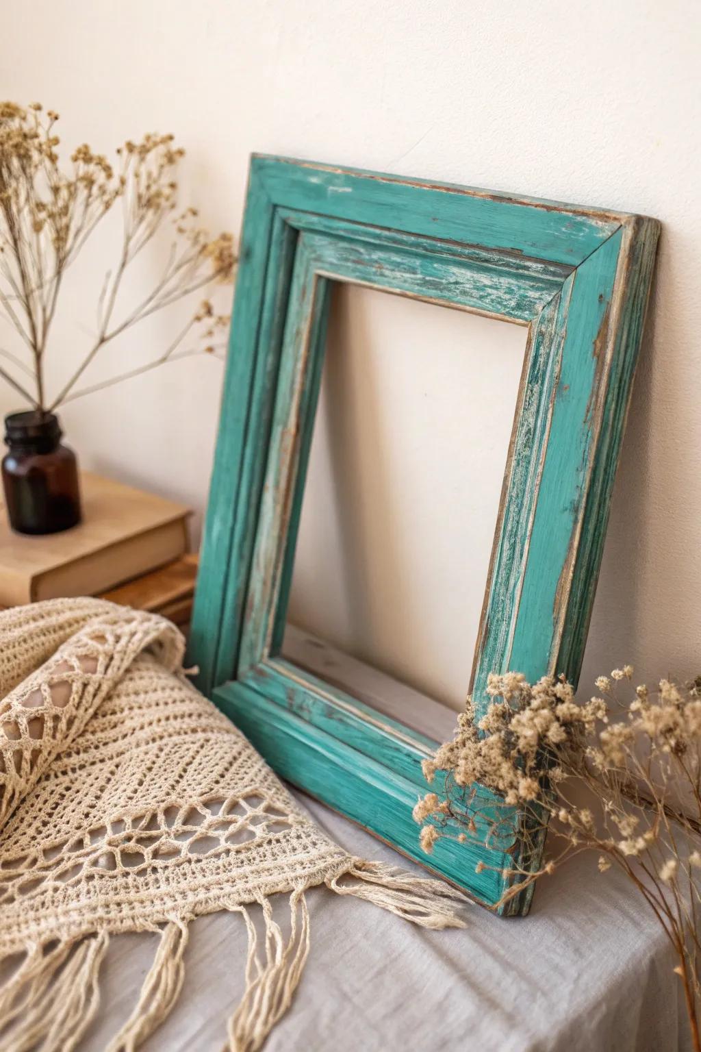 Transform your space with a pop of color—half-painted frames bring effortless boldness to any wall.