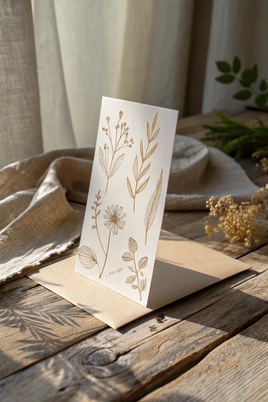 Discover the timeless elegance of minimalist vellum designs.