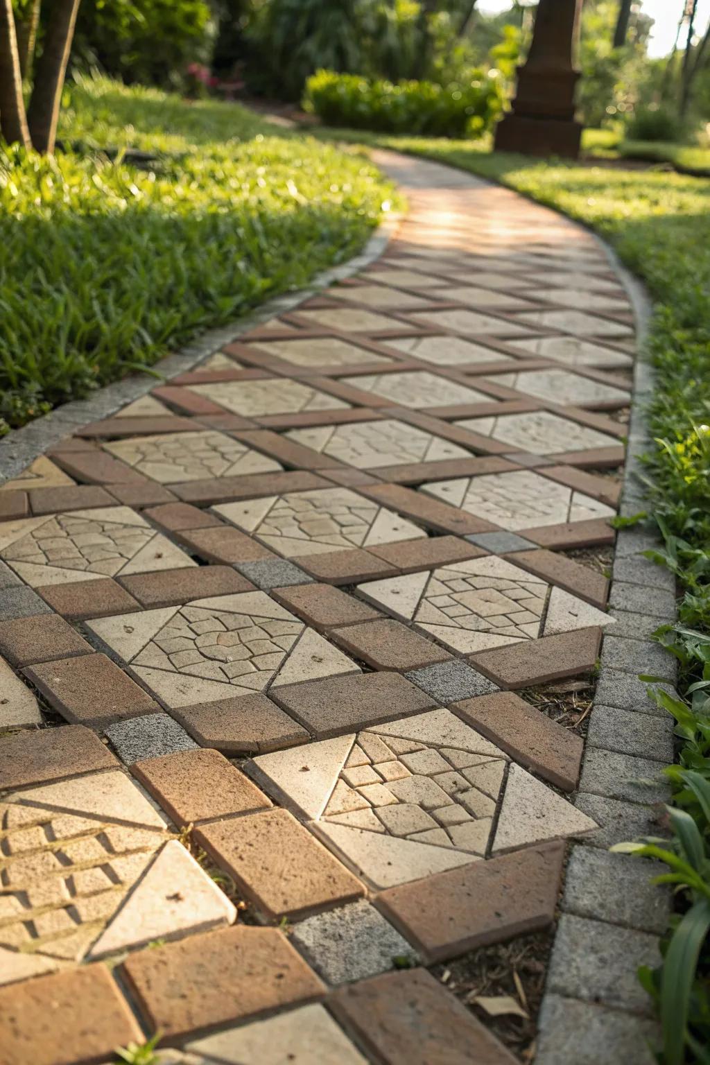 Transform your garden with stunning paver patterns that speak to your craftsmanship.