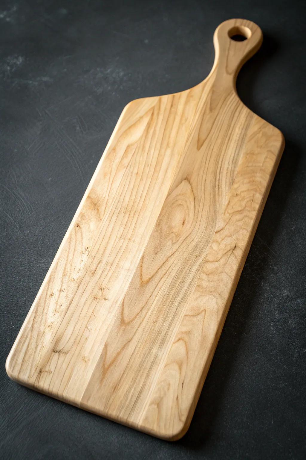 Simplicity Meets Craftsmanship: A Minimalist Charcuterie Board that Speaks Volumes.