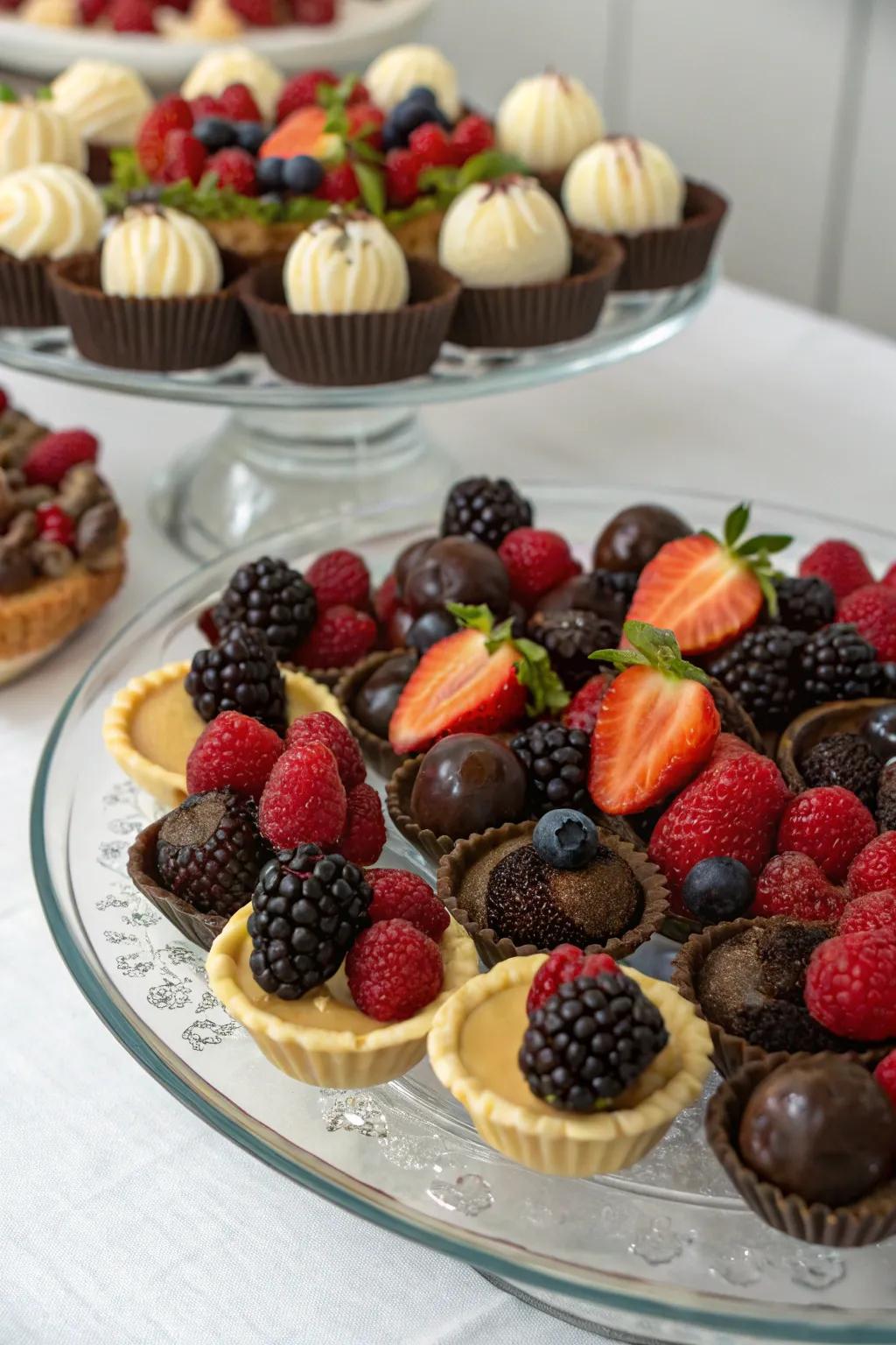 A dessert dream platter that promises a sweet ending to your party.