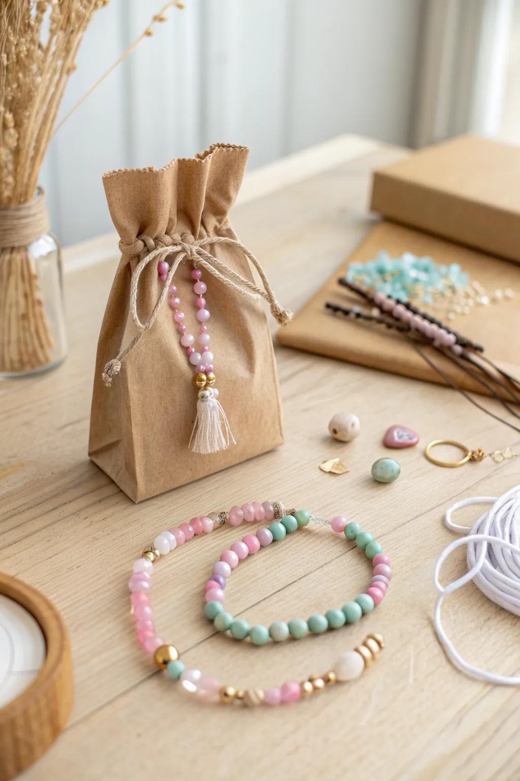 Unleash your creativity with this charming DIY jewelry kit, perfect for crafting unique and personal accessories. 🌿✨