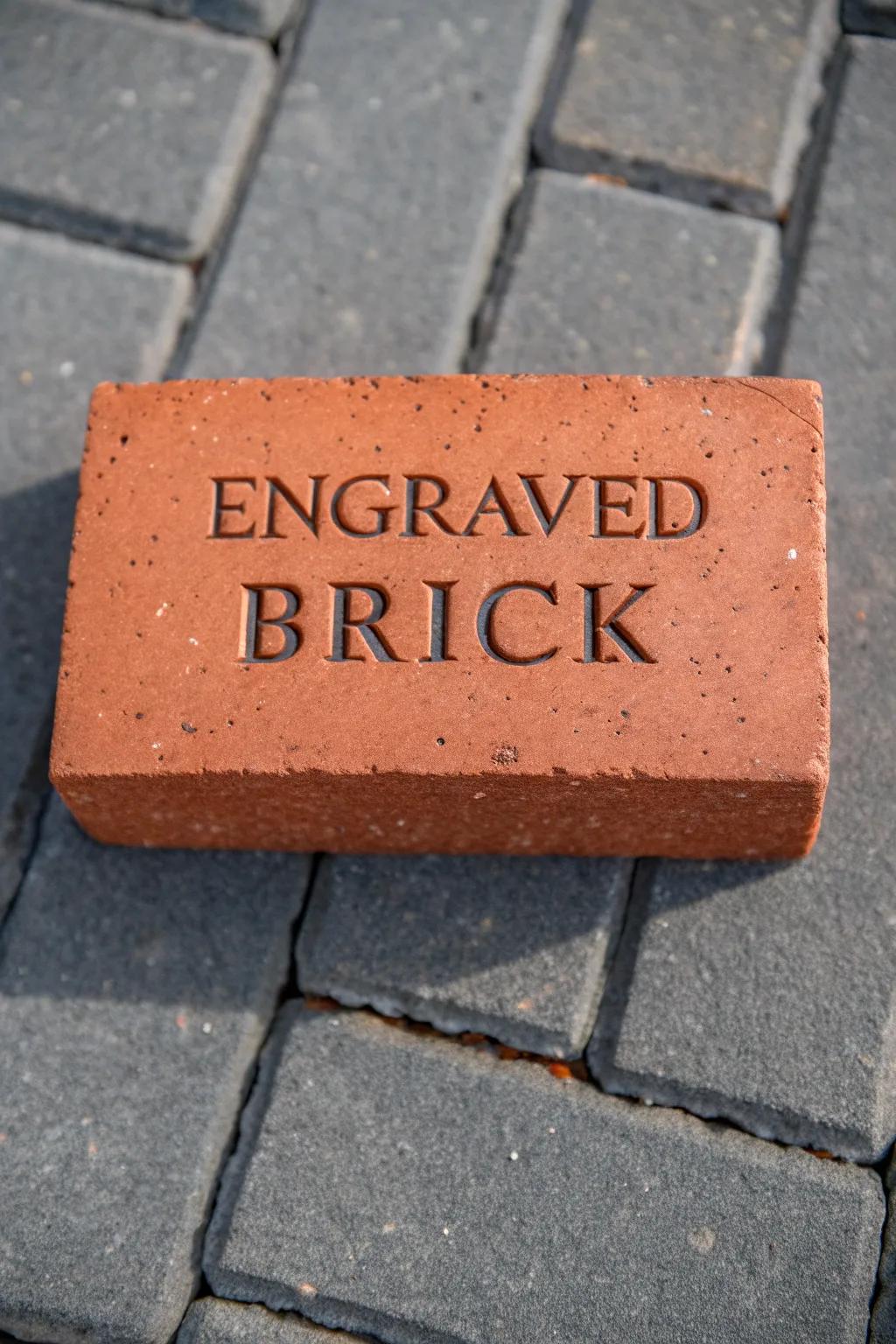 Celebrate community heroes with timeless brick inscriptions.
