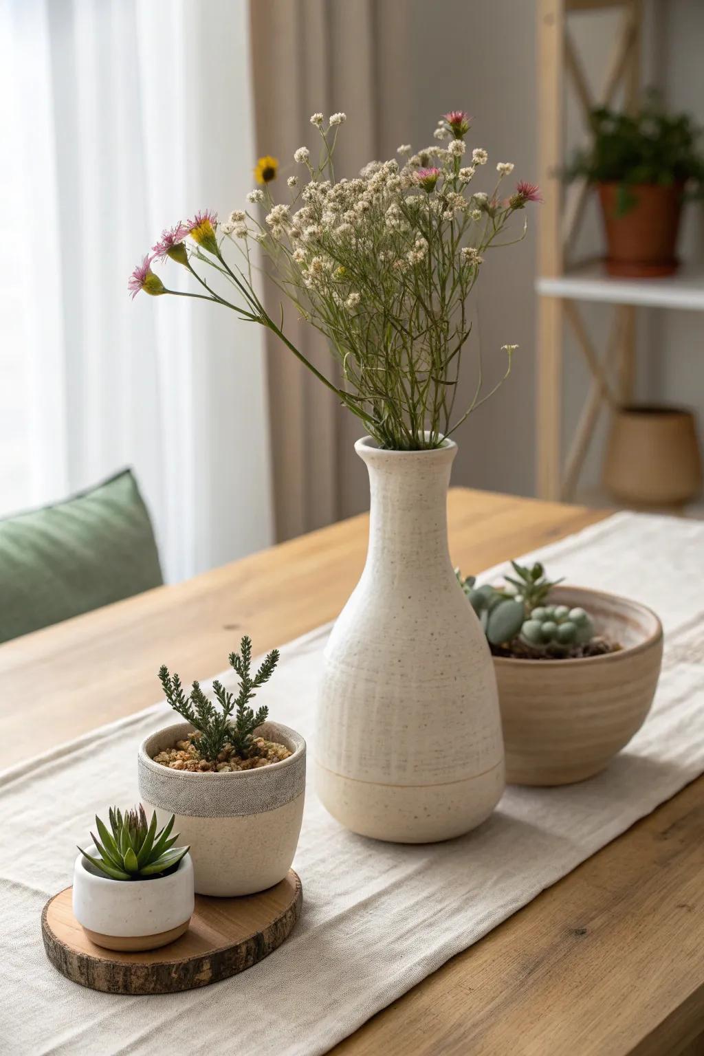 Bring nature indoors with a touch of minimalist elegance.