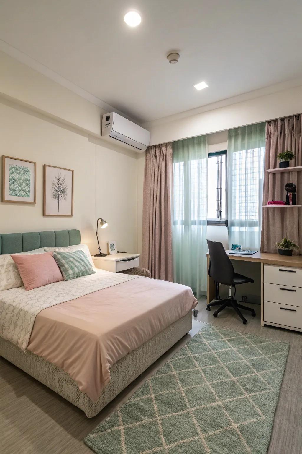 Thoughtful layouts create a harmonious and functional space.