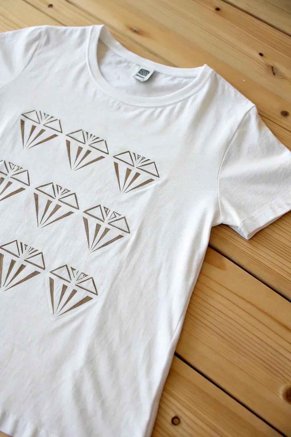Embrace bold simplicity with geometric cutouts for a chic, handcrafted look.