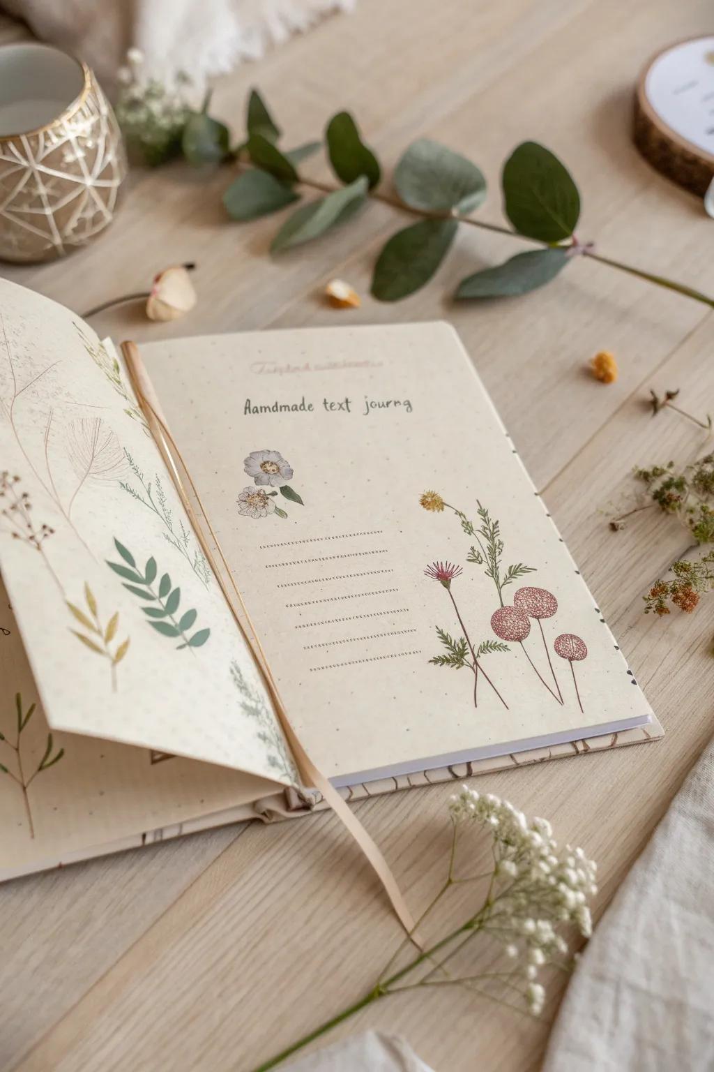 Capture your memories in a beautifully crafted collage journal, where art meets heartfelt moments.