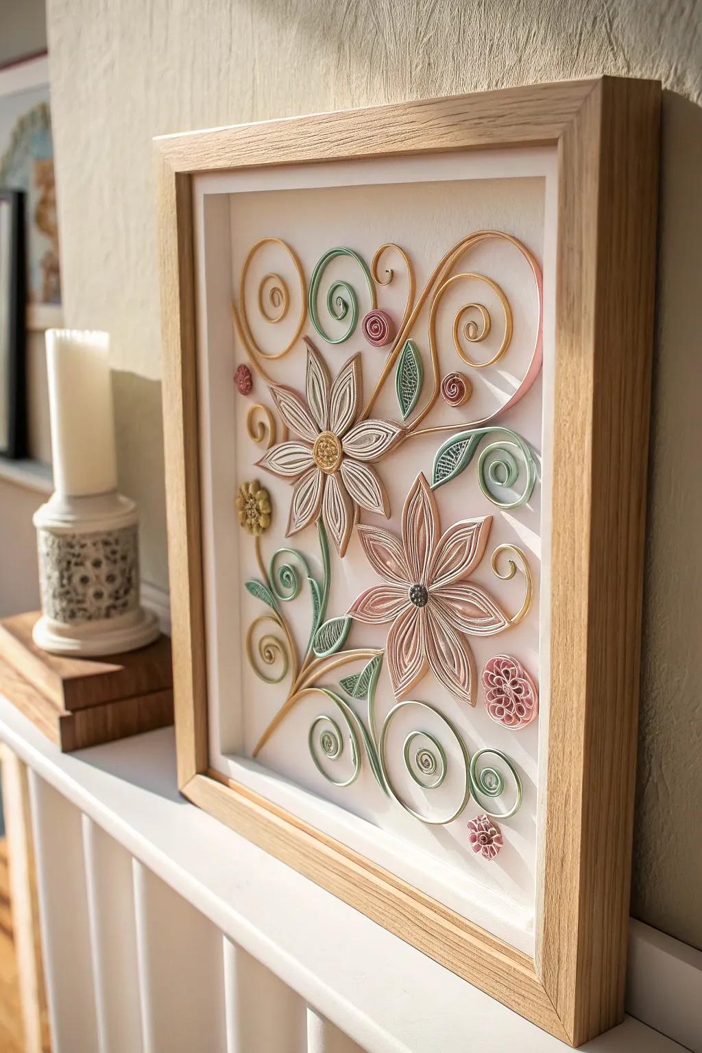 Discover the tranquility of paper quilling art — where craftsmanship meets Scandinavian simplicity.