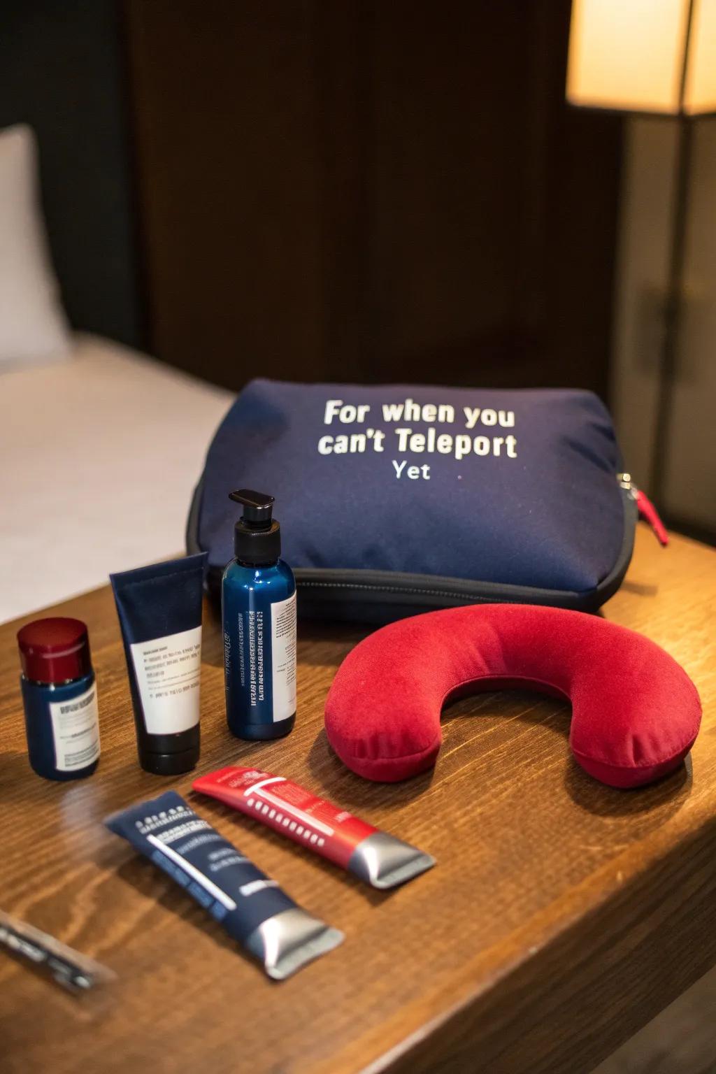 Craft your journey: A travel survival kit that's both practical and playful. #TravelSmart #Craftsmanship