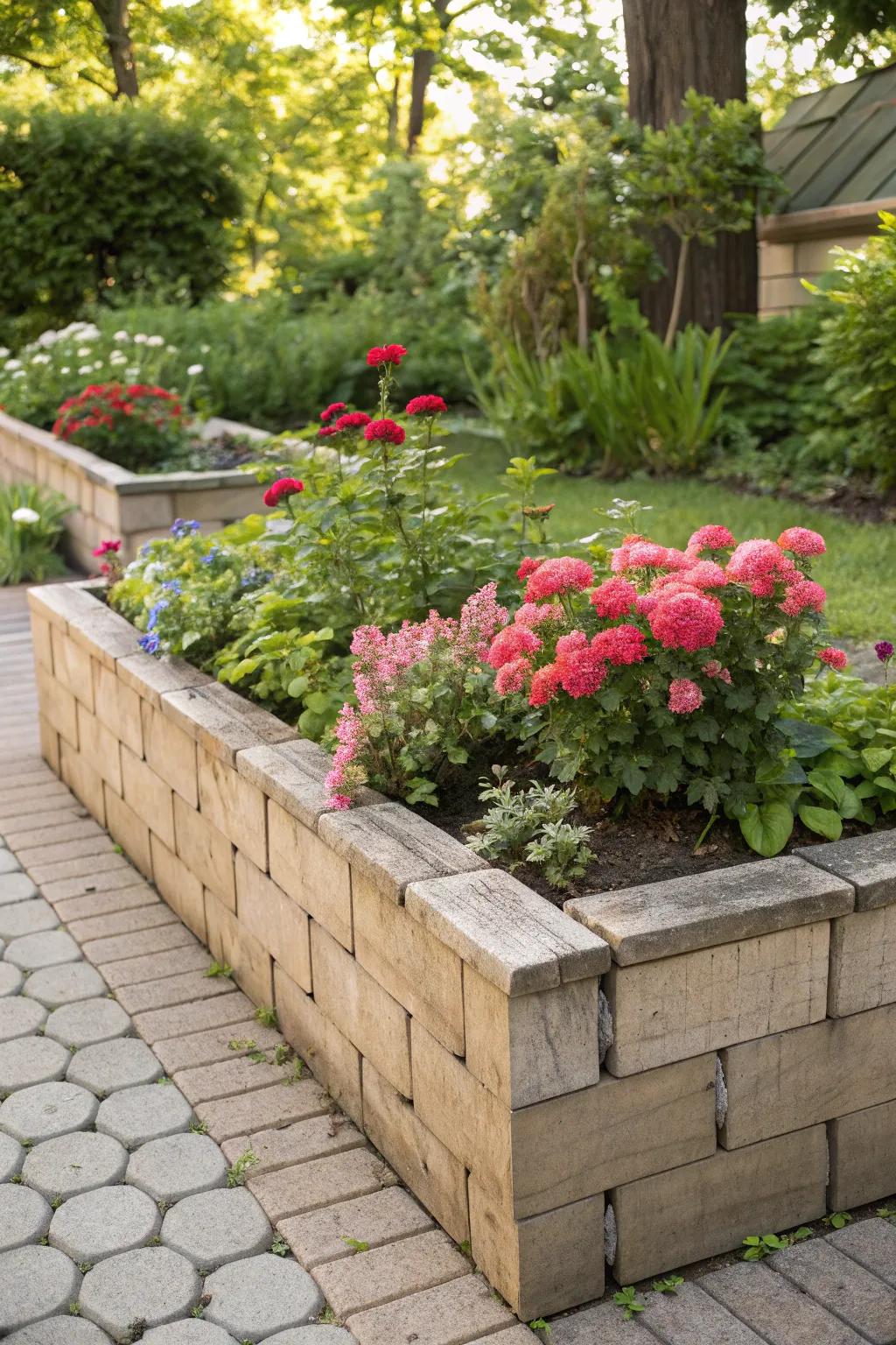Transform your garden with the rustic elegance of repurposed pavers. 🌿✨ #DIYGarden #ScandiBoho #EcoFriendly