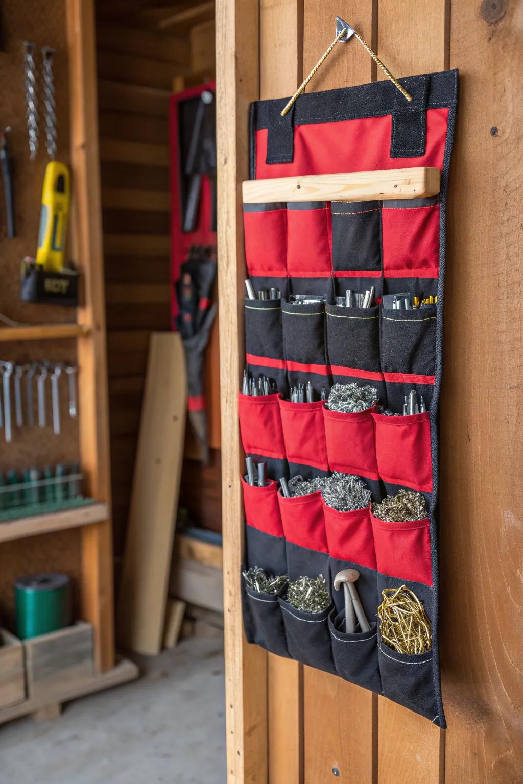 Transform your workspace with this clever DIY screw storage solution!