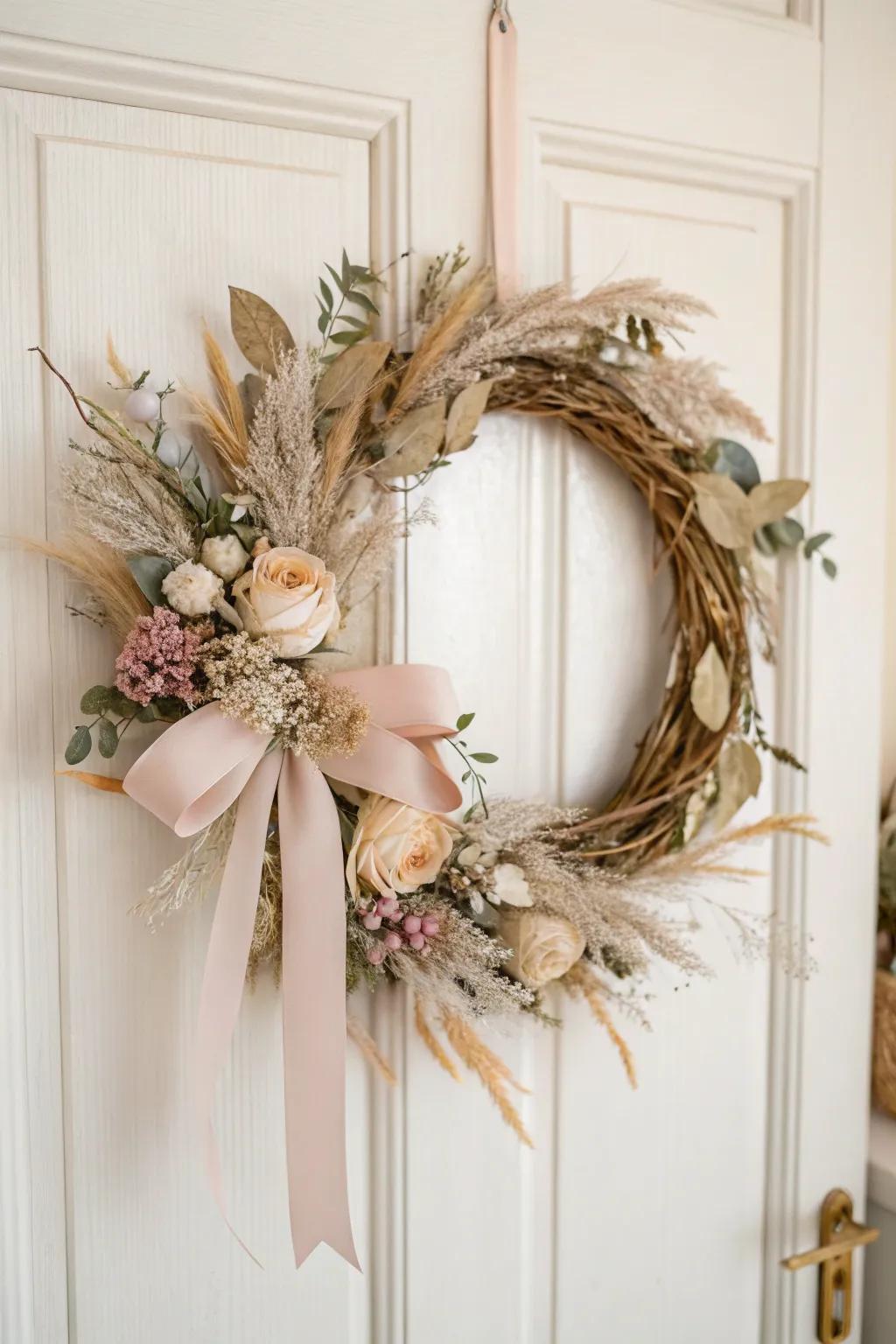 Embrace the changing seasons with a touch of handcrafted elegance. Create your own door celebration with a DIY wreath.