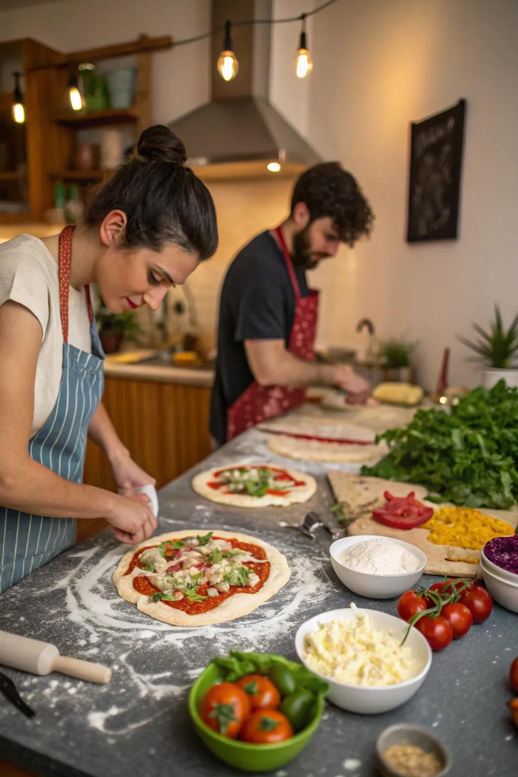 Create delicious memories with a DIY pizza night at home.