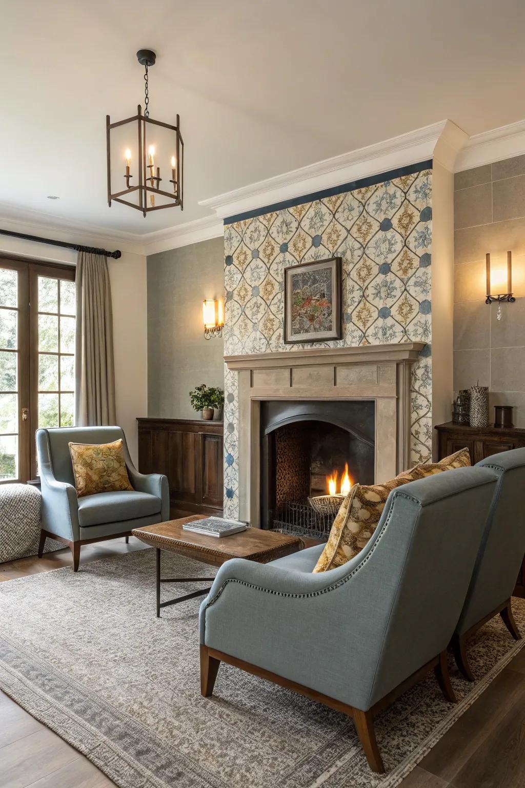 A harmonious blend of modern and traditional styles.
