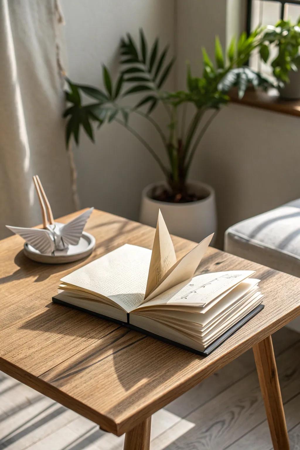 Witness the magic of origami unfold in this captivating flip book.