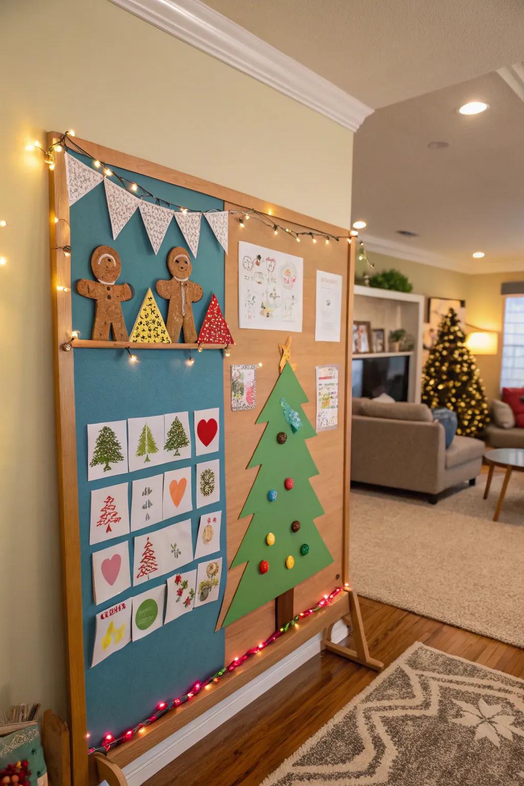 Interactive elements make your bulletin board engaging and fun.