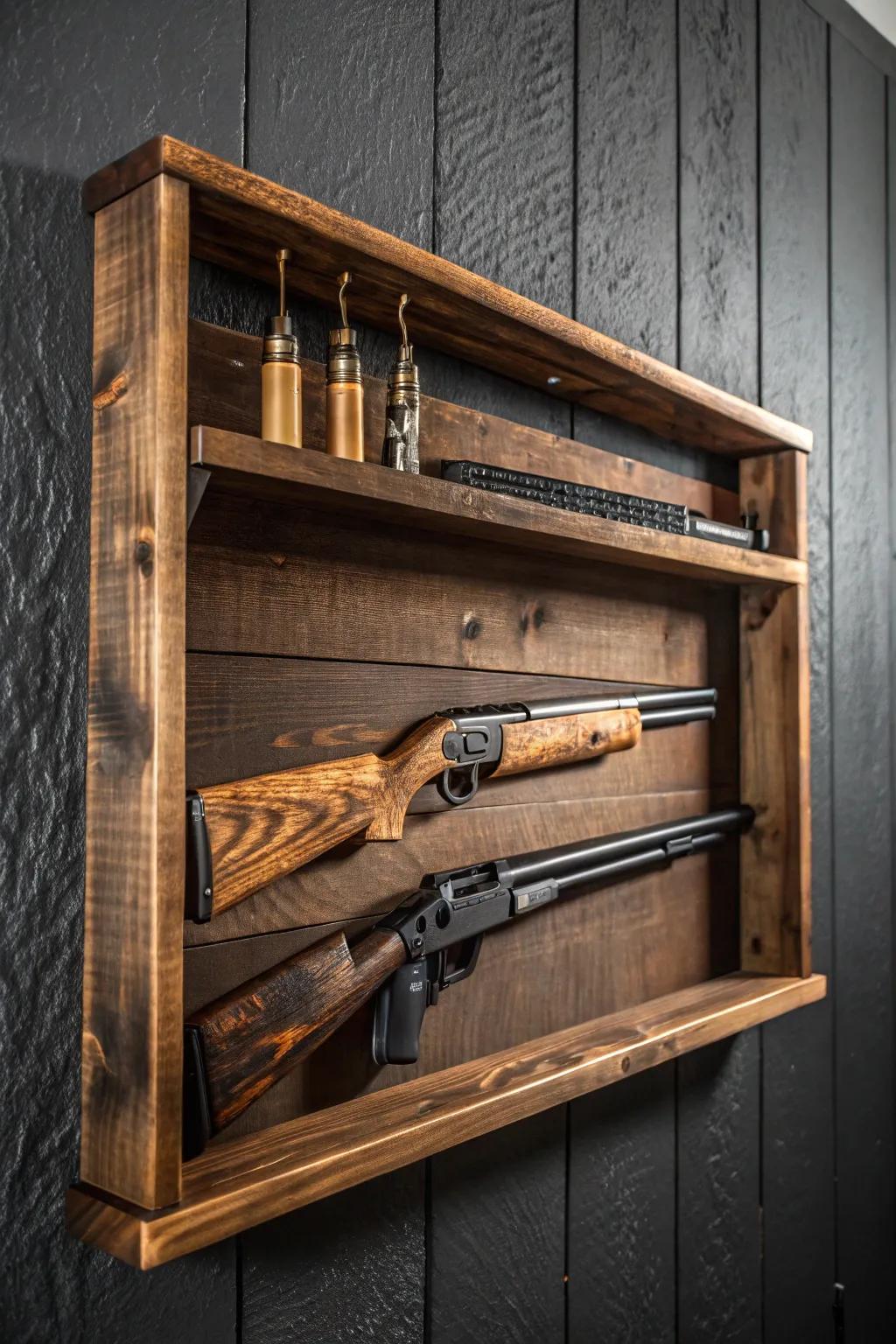 Elevate your display with handcrafted floating shelves: where elegance meets accessibility.