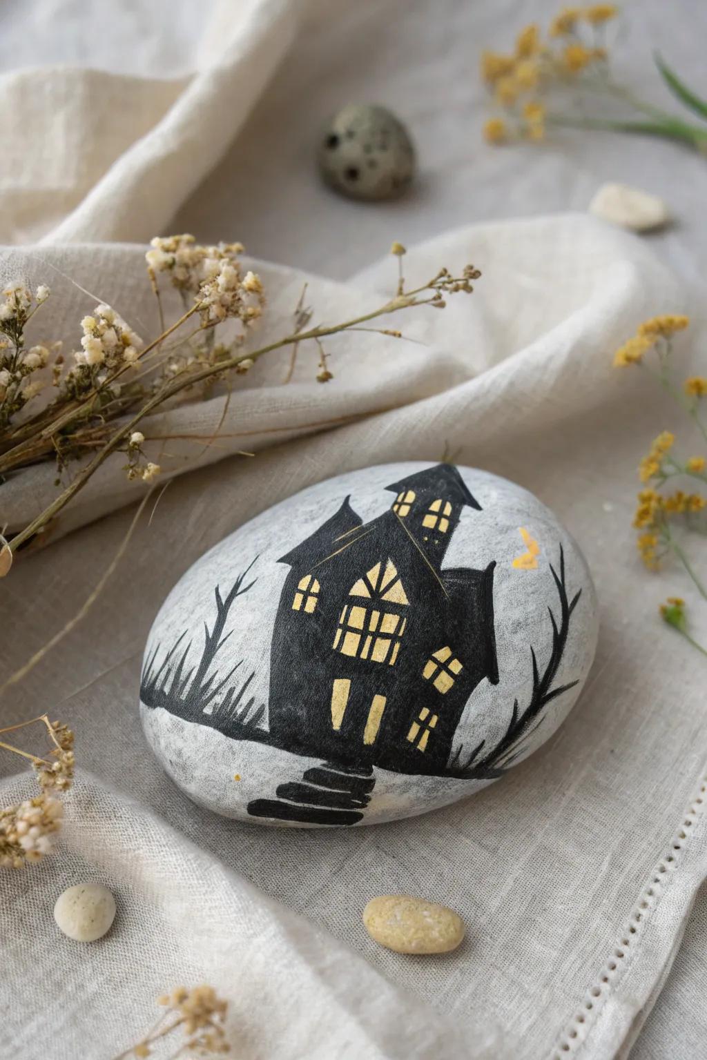 Embrace the spooky season with a touch of elegance. 🎃 #MinimalistHalloween #ScandiBohoDecor