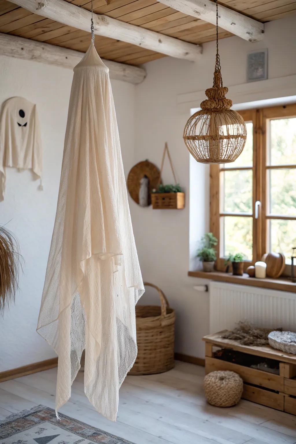 Elevate your Halloween decor with minimalist ghostly elegance.