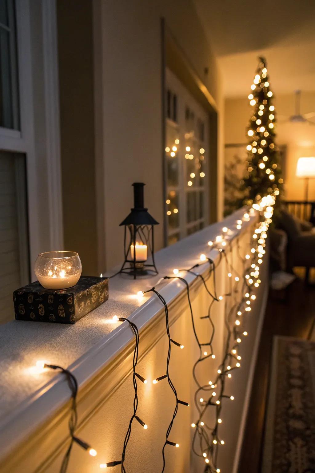 Illuminate your ledge with charming lighting options.
