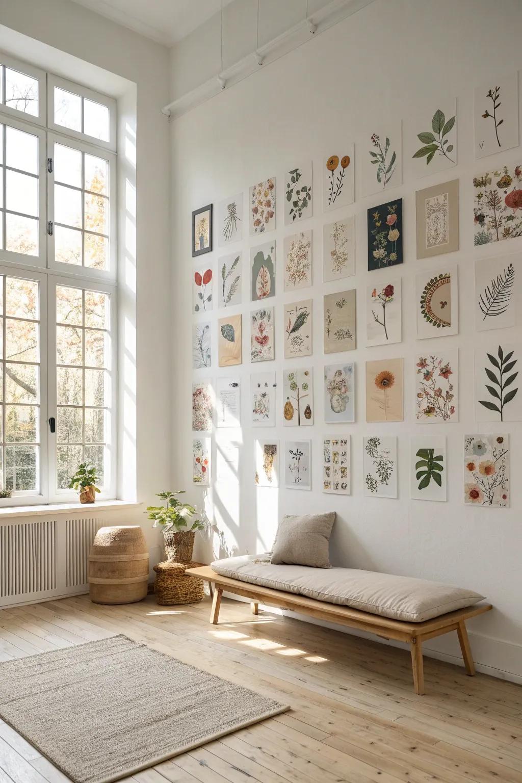Transform your space with a stunning sticker mural that speaks volumes and captivates every guest.