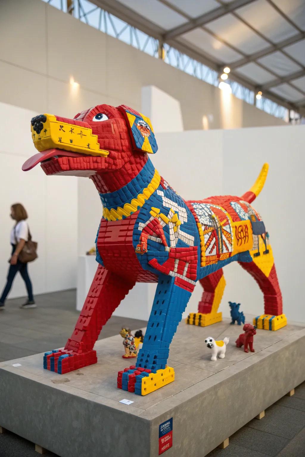 Unleash your creativity with recycled toy sculptures – where discarded playthings become vibrant works of art.