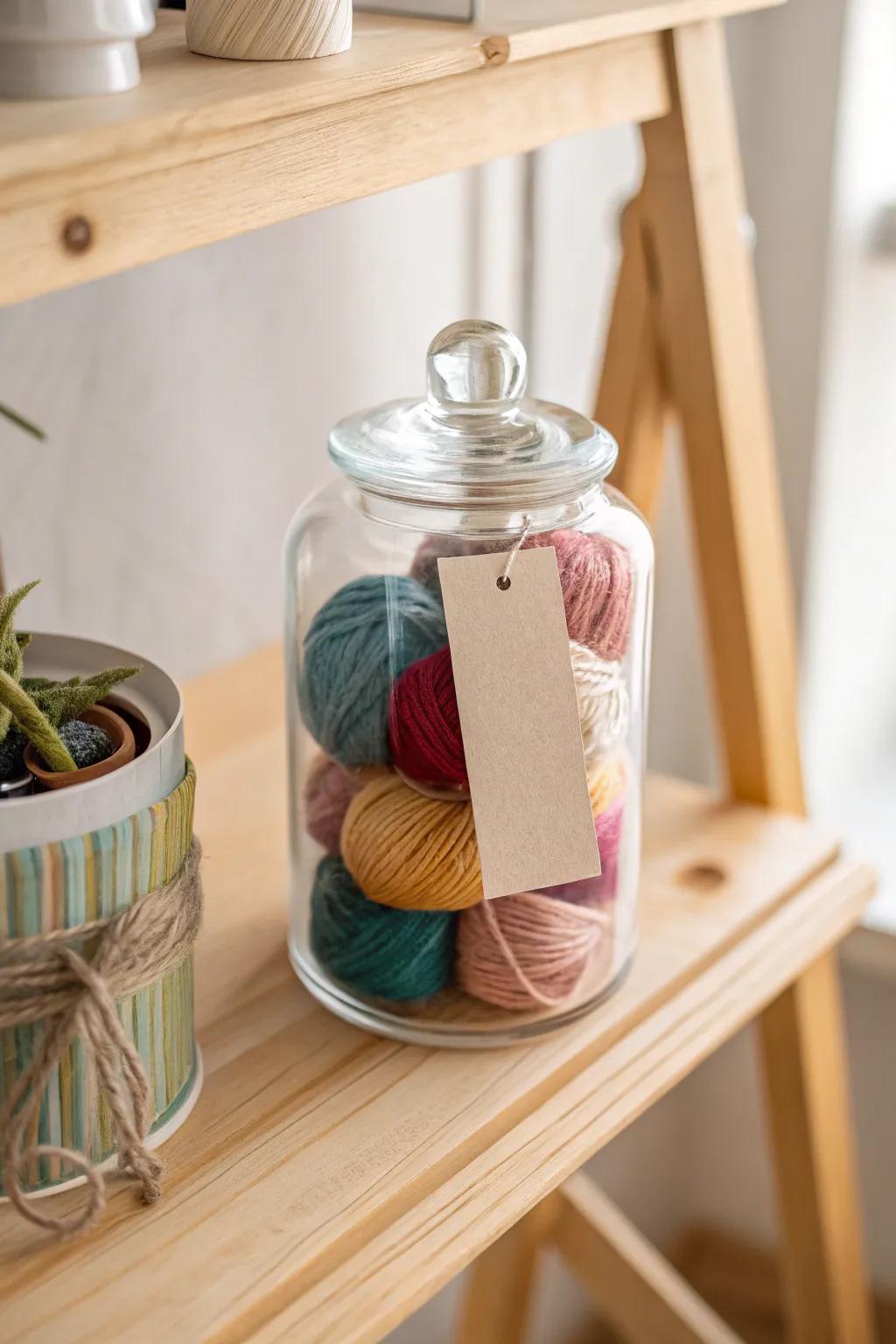 Embrace simplicity and let your colors shine with transparent labels.