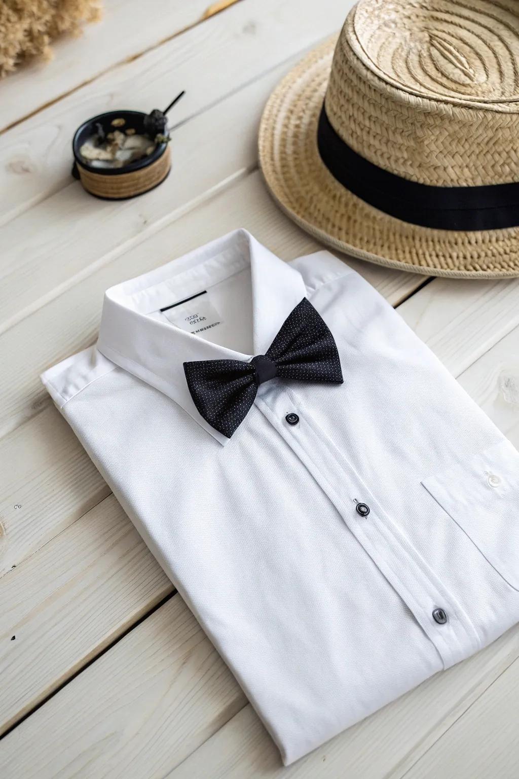 Step back in time with this chic DIY soda jerk ensemble, perfect for a touch of 50s flair!