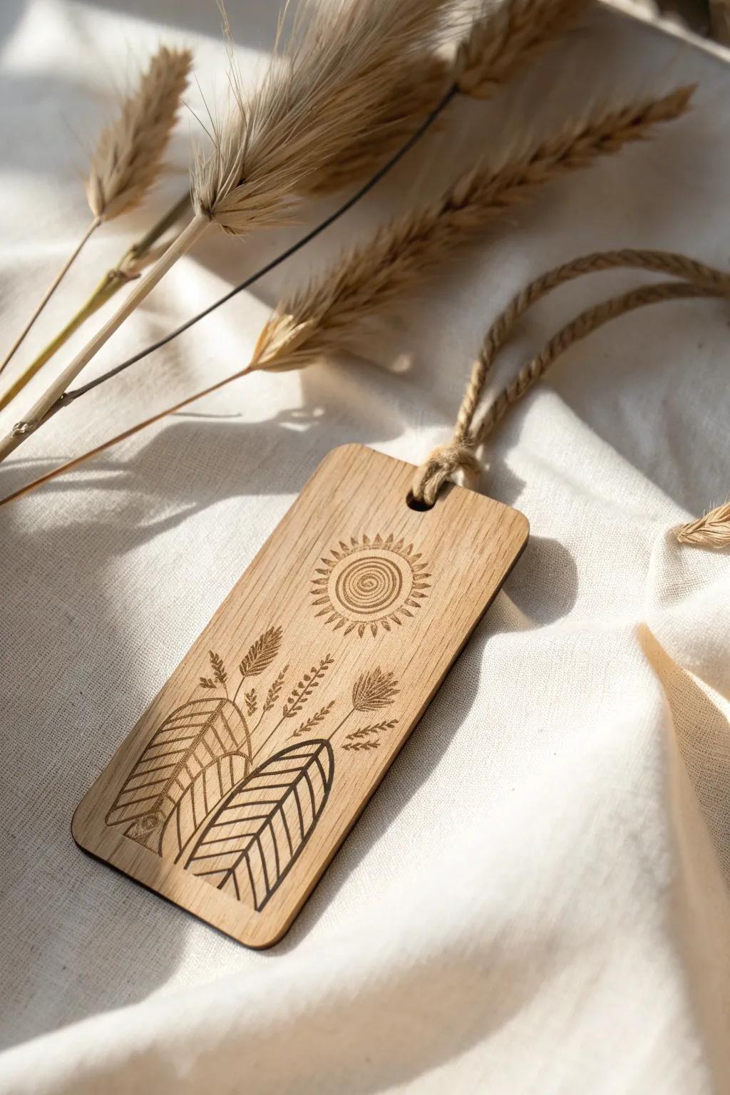 Sustainable elegance: Embrace simplicity with eco-friendly locker tags.
