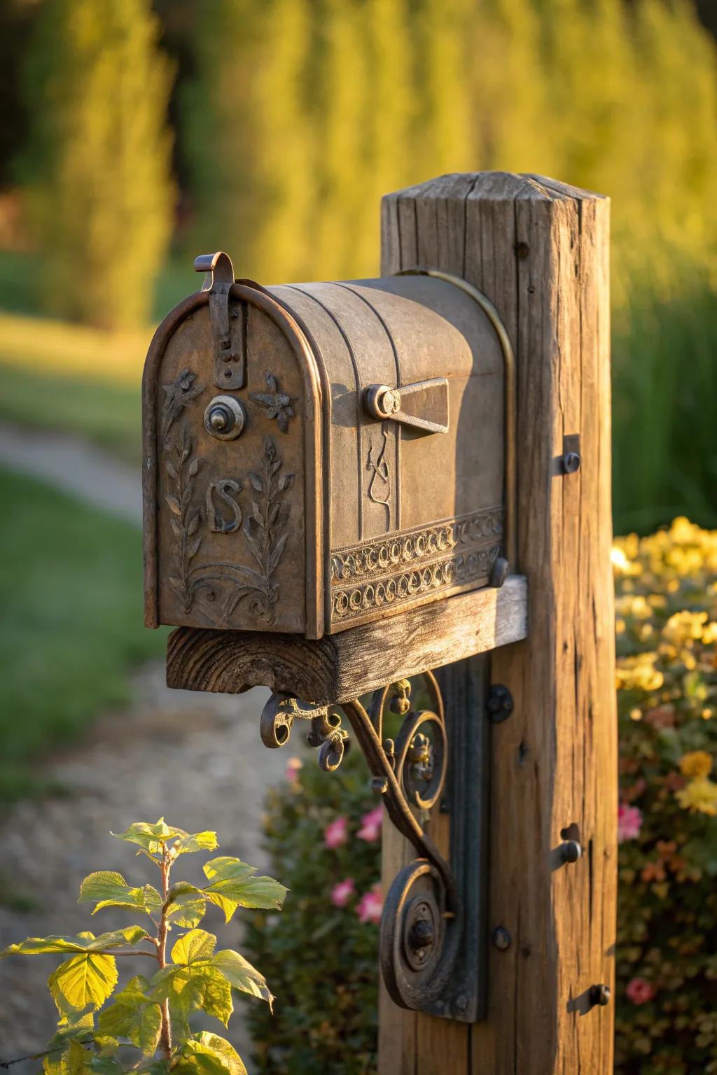 Reclaimed Elegance: Where history meets sustainability in your own front yard.