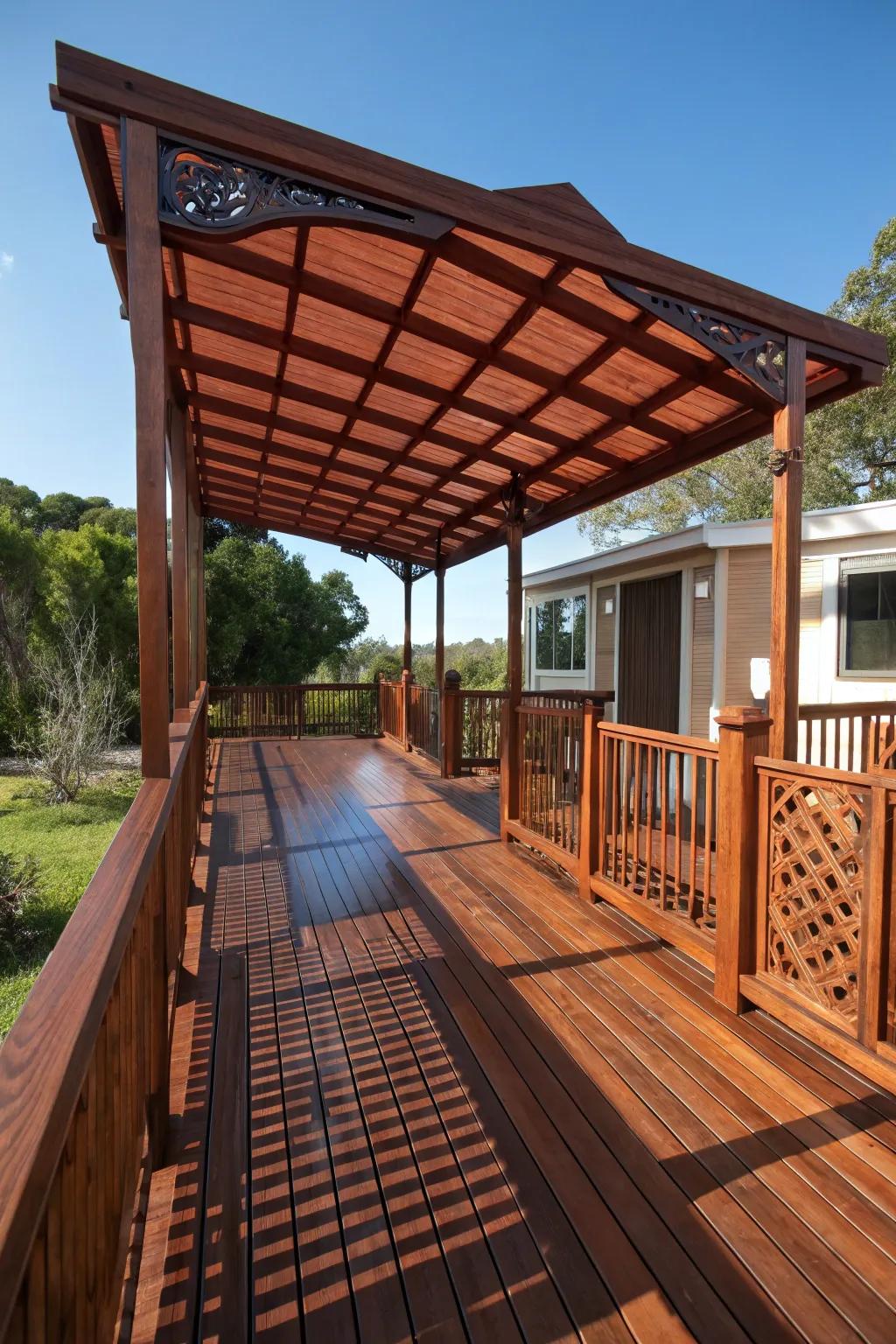 Elevate your outdoor experience with a stunning covered deck—where craftsmanship meets comfort.