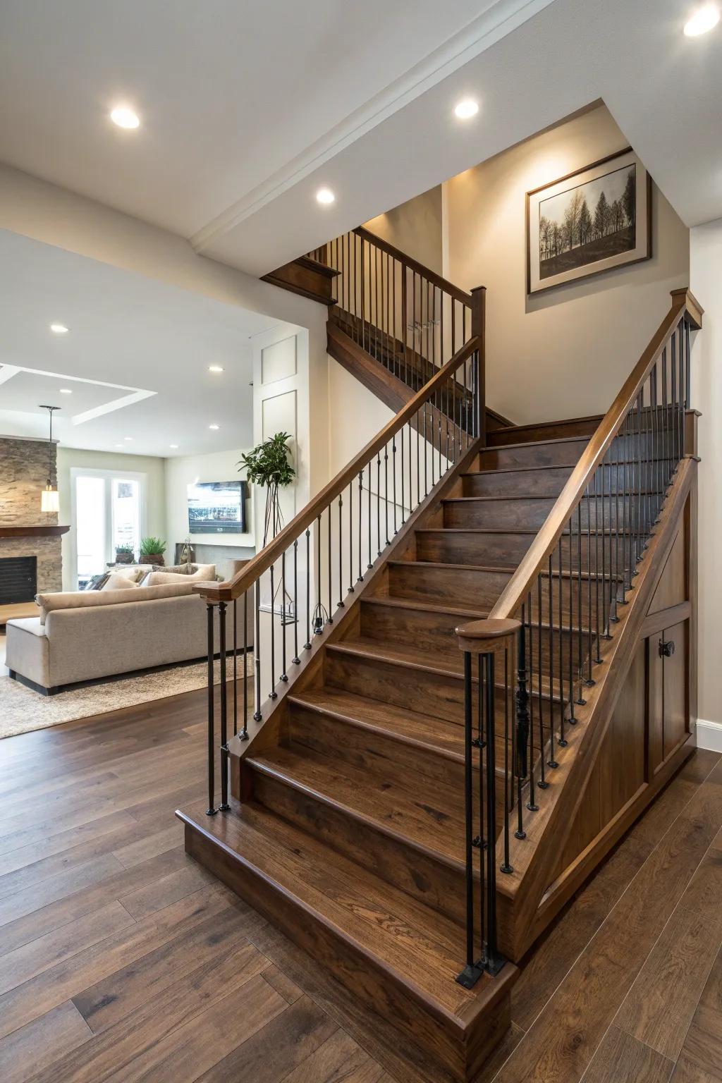 Elevate Your Space: A seamless transition from basement to brilliance.