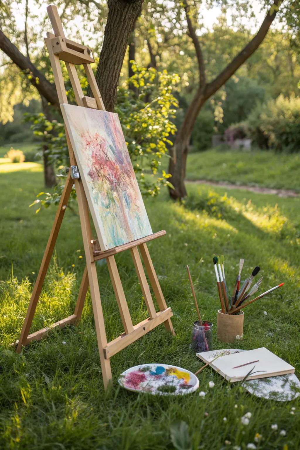 Unleash creativity under the open sky at your next outdoor paint party!