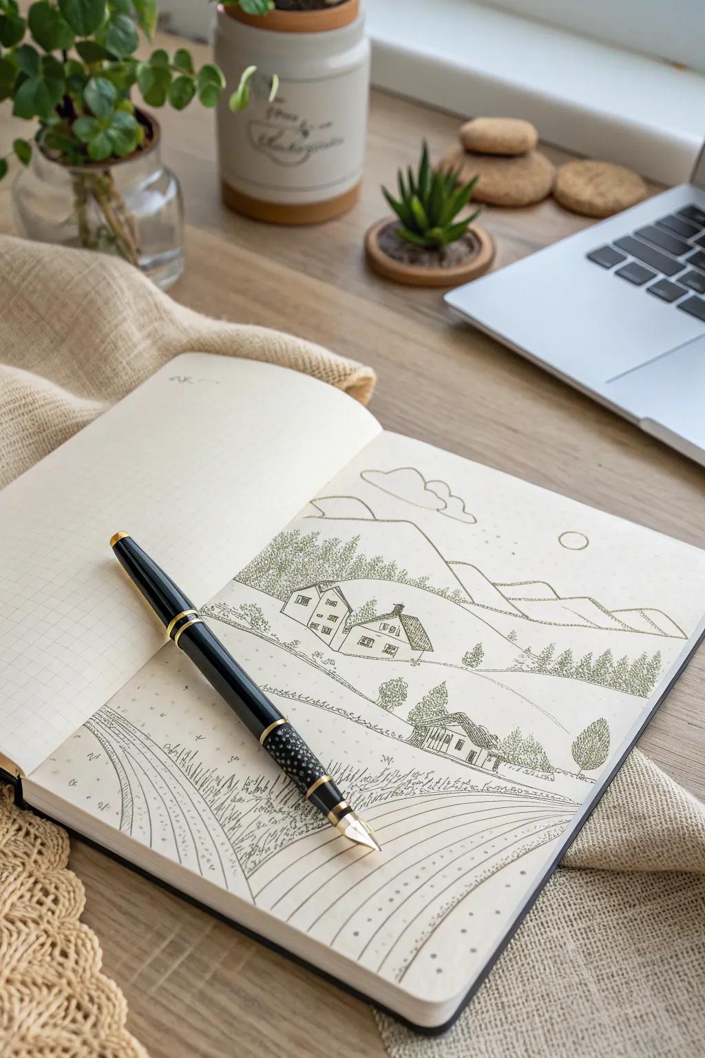 Capture the world with simplicity and style, one pen stroke at a time.