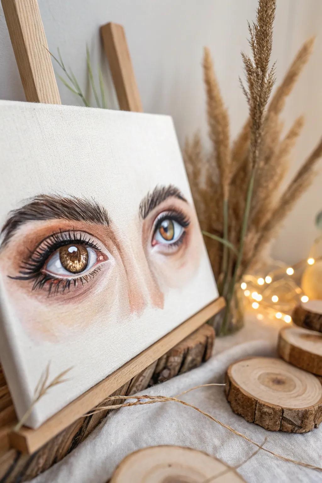 Discover the soul through the art of close-up portraiture. Each brushstroke tells a story.