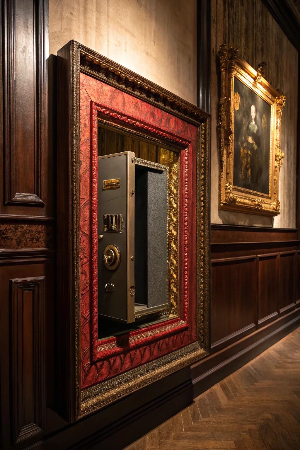 Unlock the secret: A picture frame that conceals more than just art.