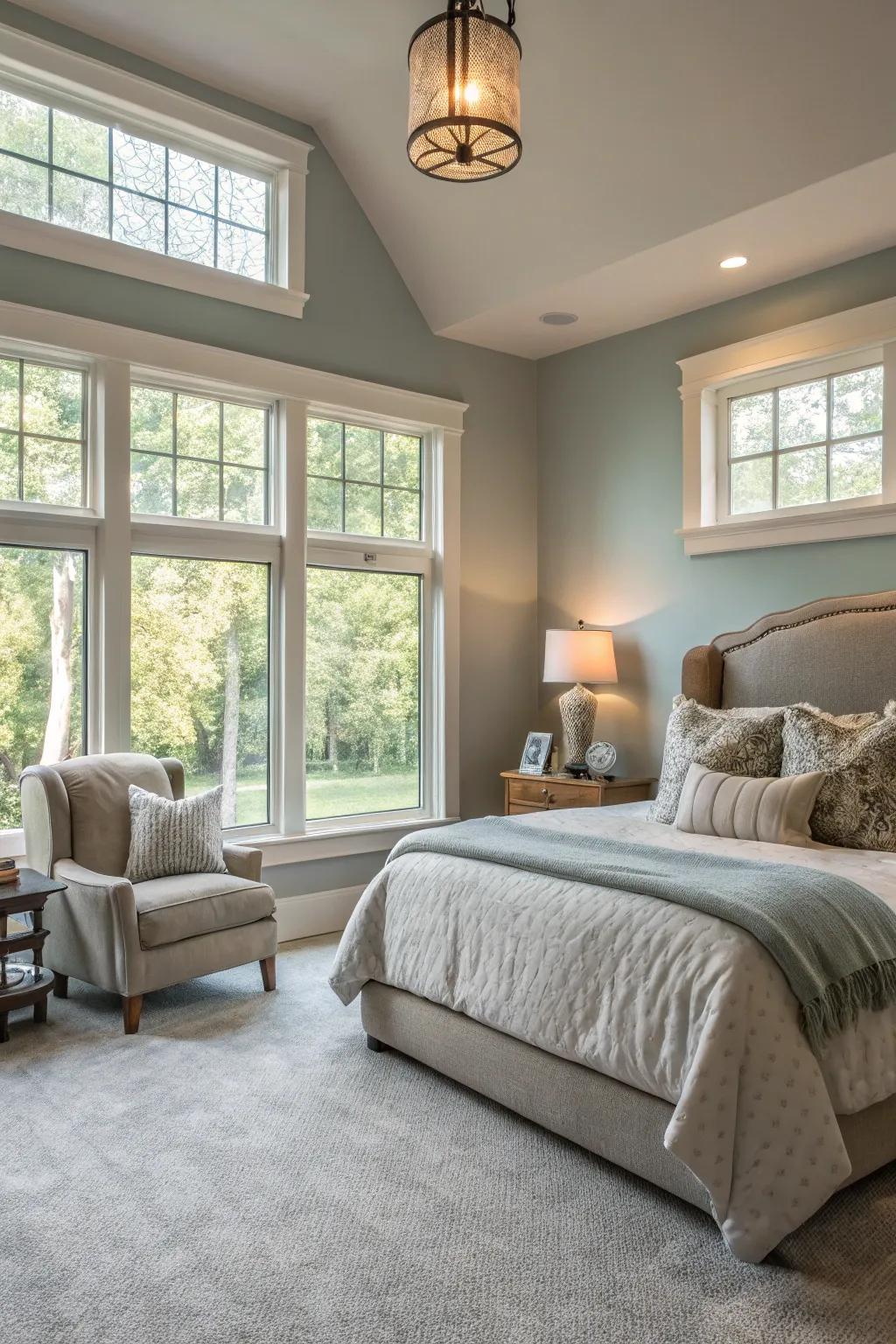 Let light guide the mood and function of your spare room.