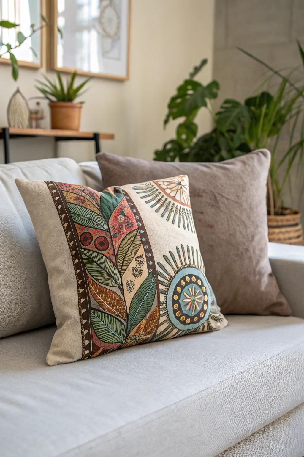 Transform your favorite tee into a chic reversible pillow for a cozy, conversation-starting touch!