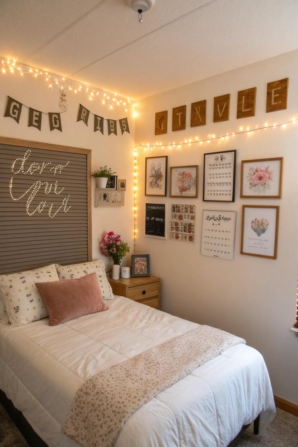 Personalized quotes add meaning and inspiration.