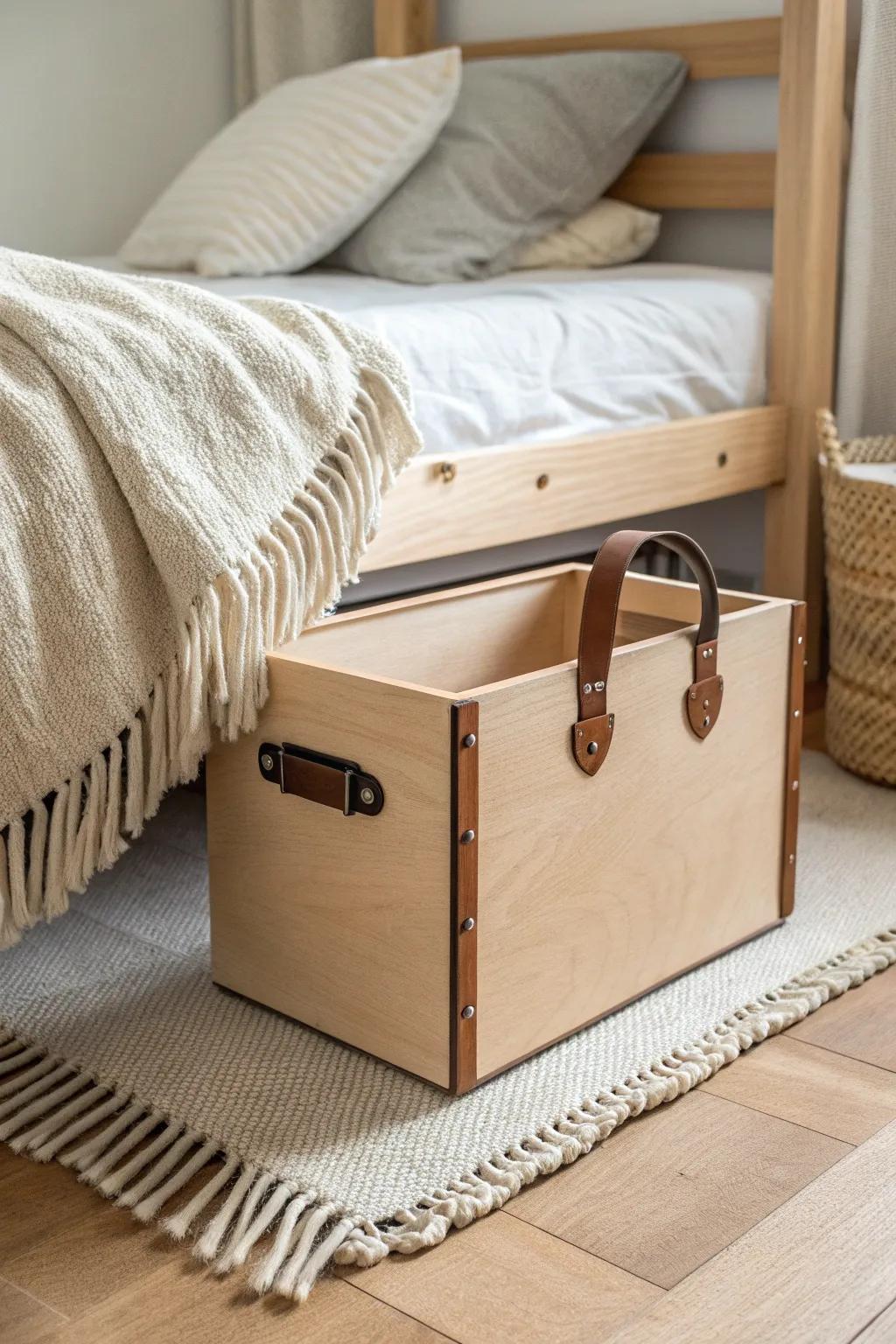 Elevate your dorm room organization with a chic portable file box that blends minimalist design with boho charm. 📂✨ #DormDecor #ScandiBoho